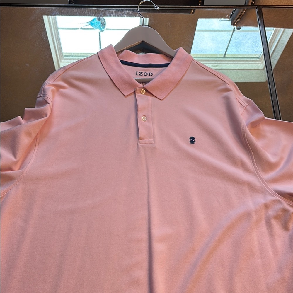 IZOD Light Pink Polo Shirt for Men